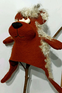 Шапка для бани Медведь